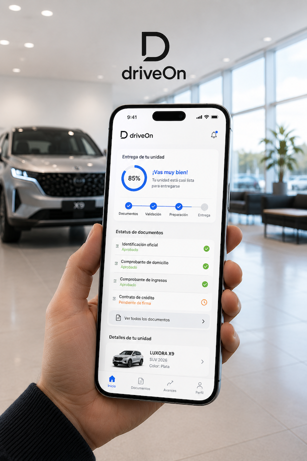 Portal cliente para seguimiento de entrega de vehículos